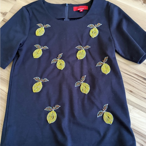 Saks Fifth Avenue Red Label Navy Top - Picture 4 of 8